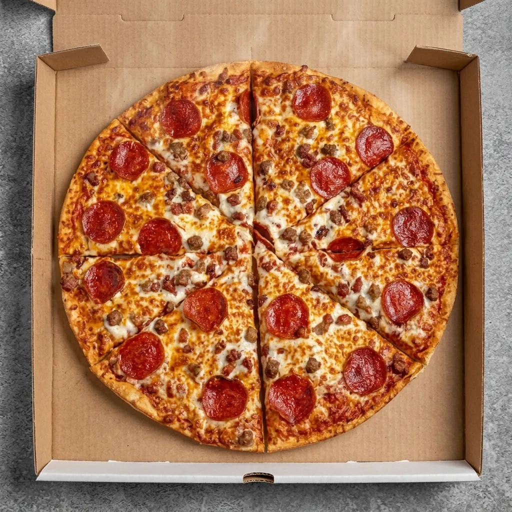 Pepperoni pizza at Nana's Pizza in London, Ontario